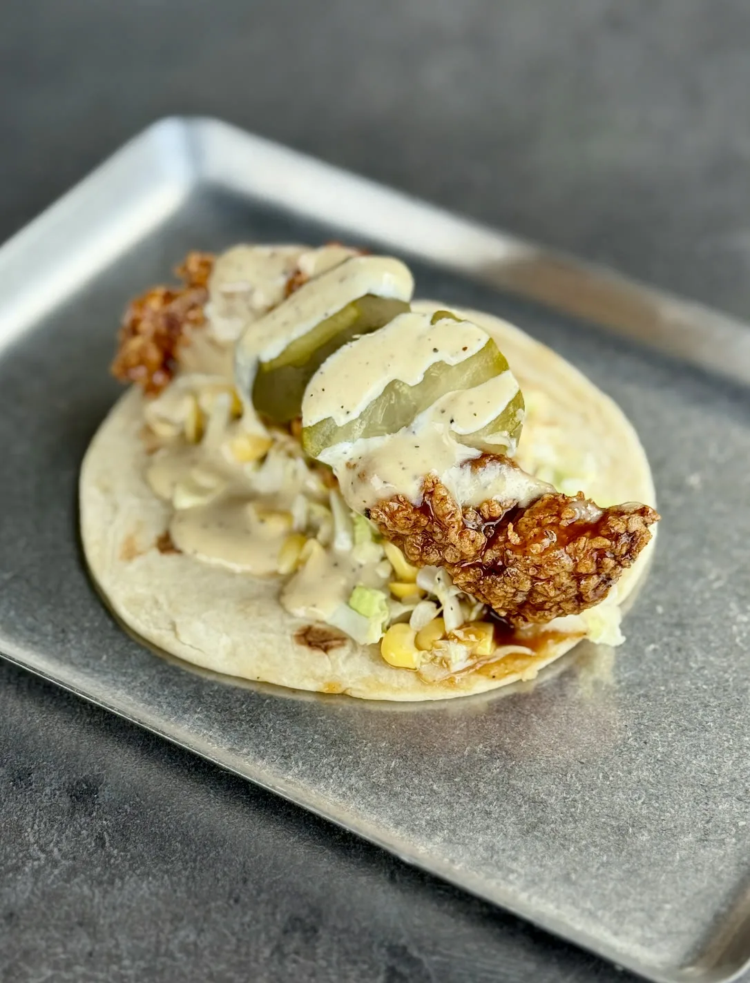 Hot Honey Chicken taco